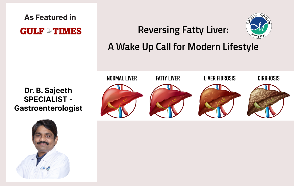 Reversing Fatty Liver : A Wake up call for modern lifestyle Dr B Sajeeth